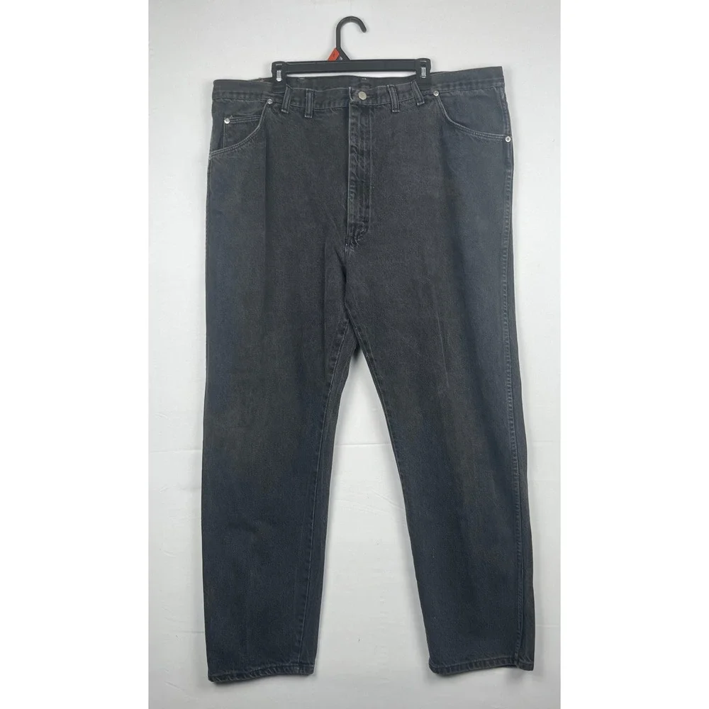 Wrangler Authentics Jeans Mens Relaxed Fit 46x32 96501CB Faded Black Made in USA